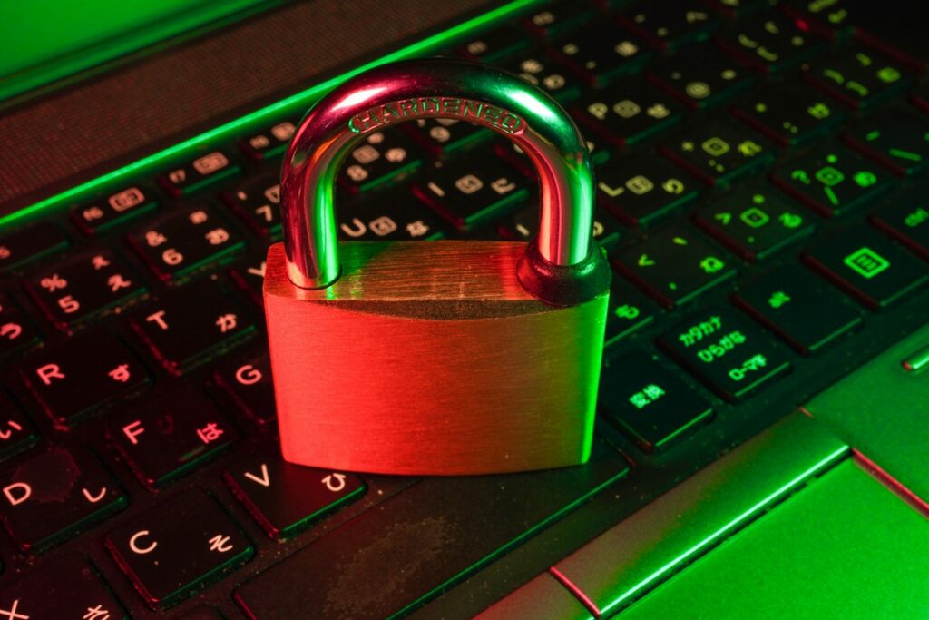 Digital padlock representing SSL certificate security