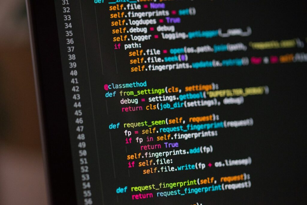 Computer screen showing code for Windows and Linux hosting